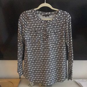 Geometric Patterned Blouse